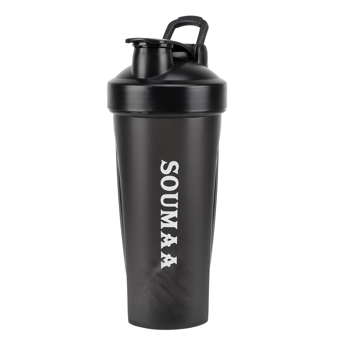 SOUMAA protein shaker bottle 20 oz in light green, leak-proof with stainless steel ball for smooth blends.