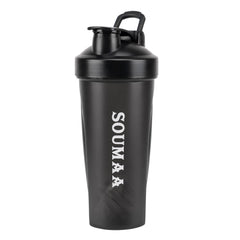 SOUMAA protein shaker bottle 20 oz in light green, leak-proof with stainless steel ball for smooth blends.