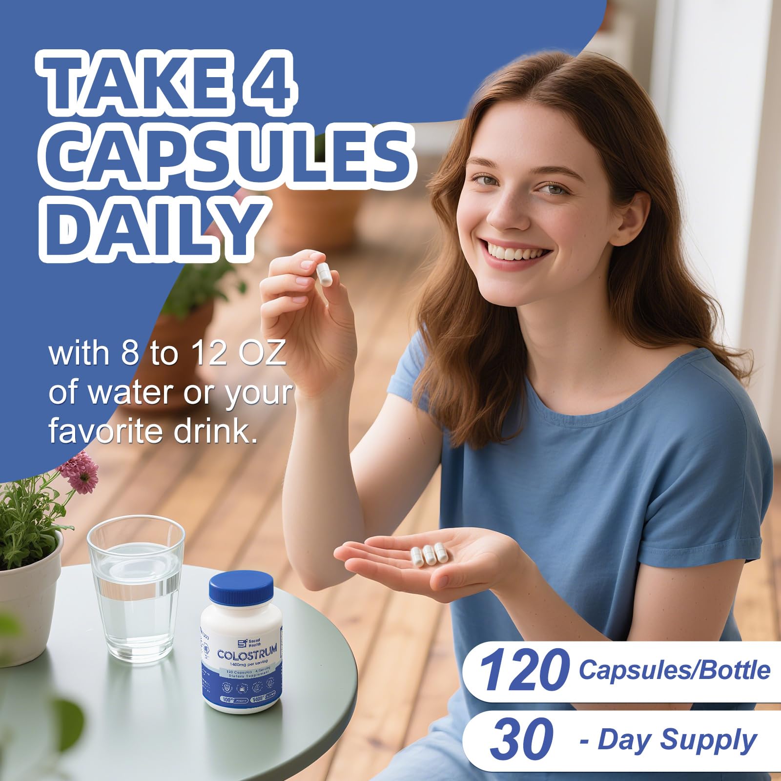 SoundHealth Colostrum daily use setup suggests simple integration