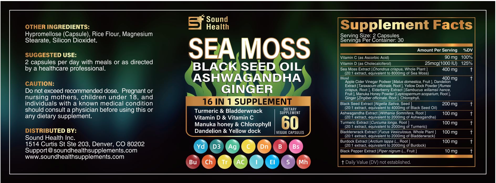 SoundHealth Sea Moss Capsules daily-use setup supports consistent wellness routines.