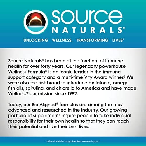 Source Naturals label closeup emphasizing no artificial colors or common allergens