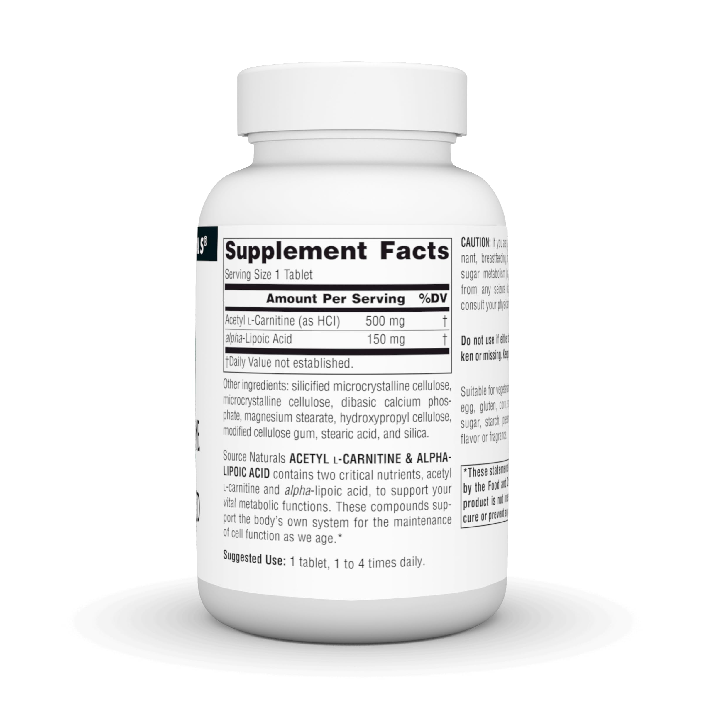 Source Naturals tablets closeup showing capsules and potential metabolic support