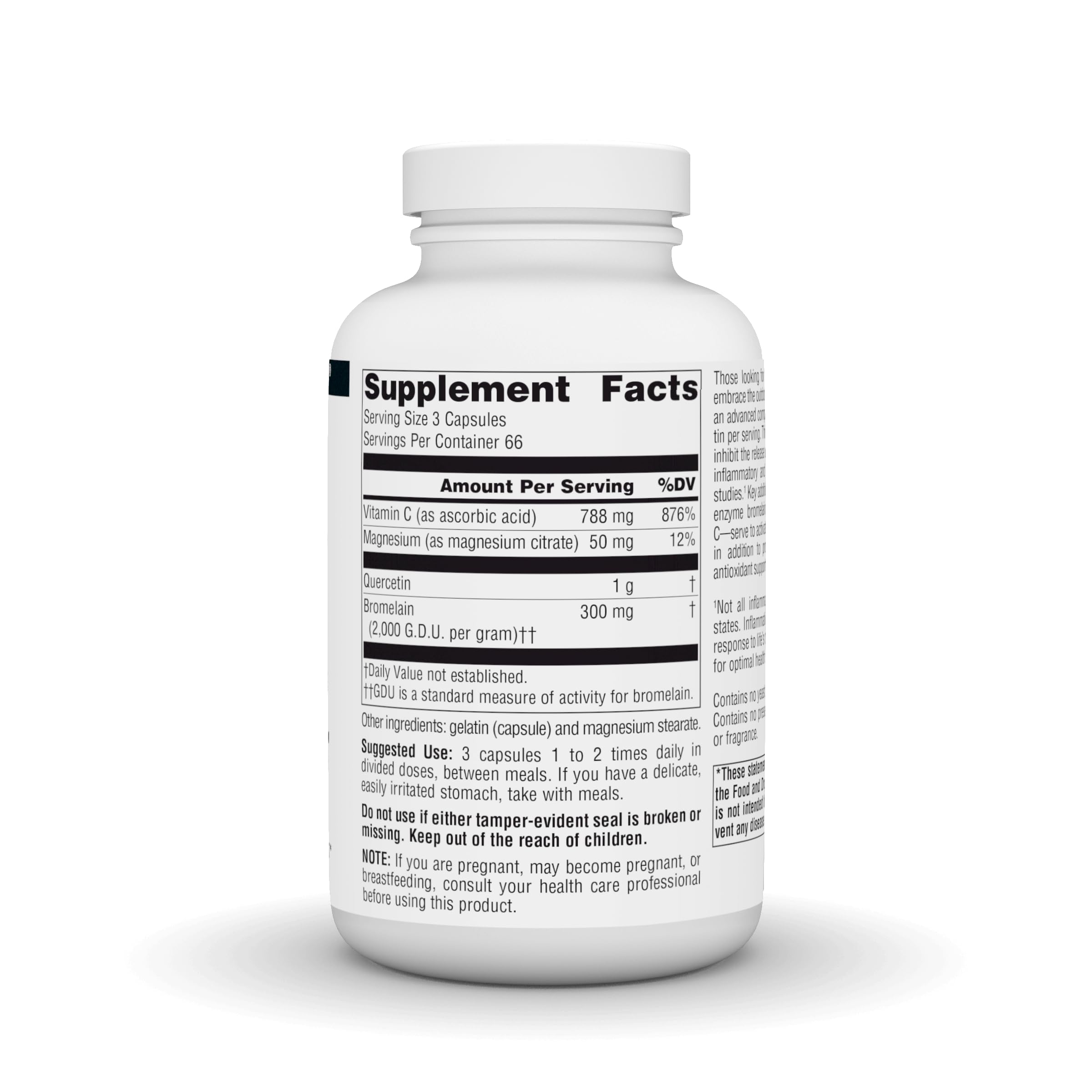 Source Naturals Activated Quercetin bottle on desk, ready for daily immune support.
