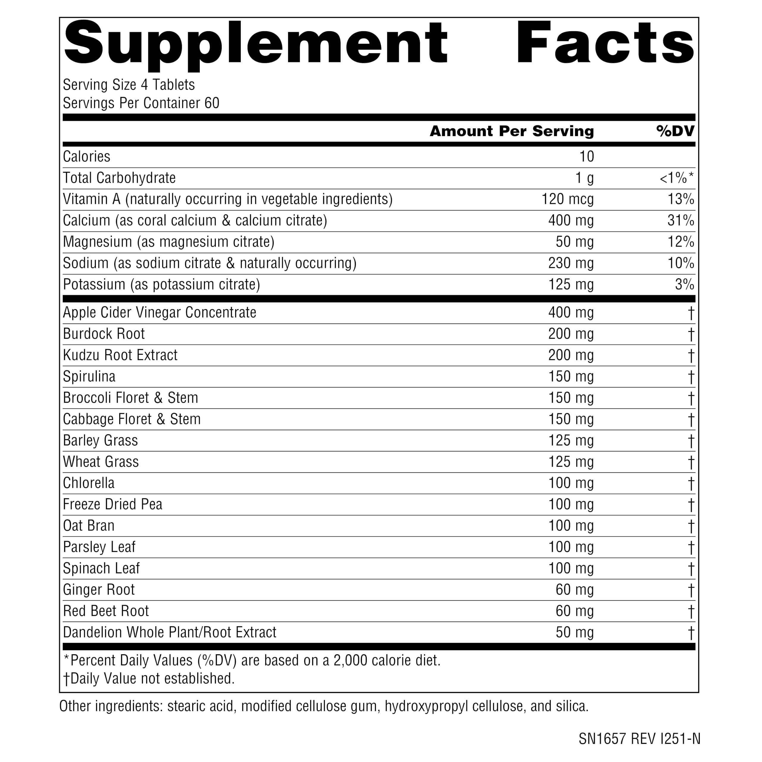 Close-up of Source Naturals Alkaline Balance tablets for easy daily dosing.