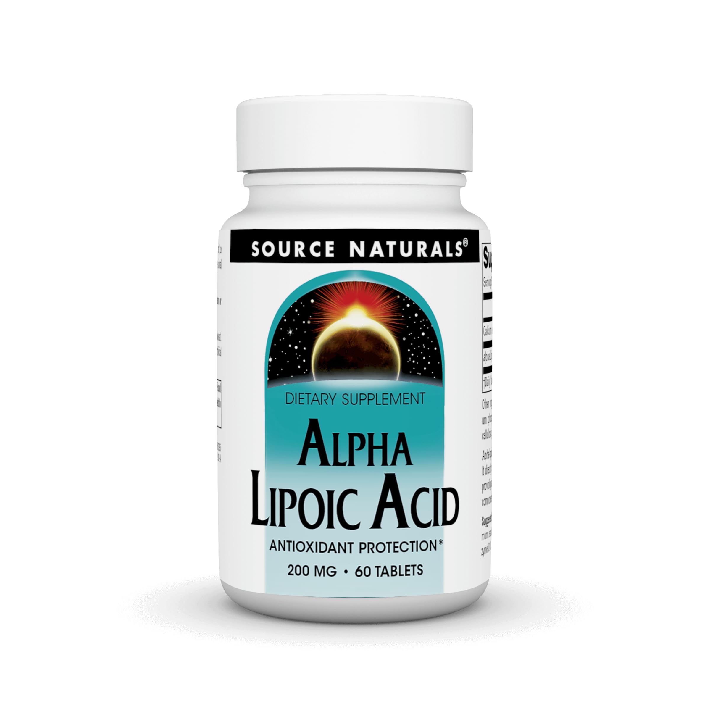 Source Naturals Alpha Lipoic Acid bottle front for daily antioxidant routine