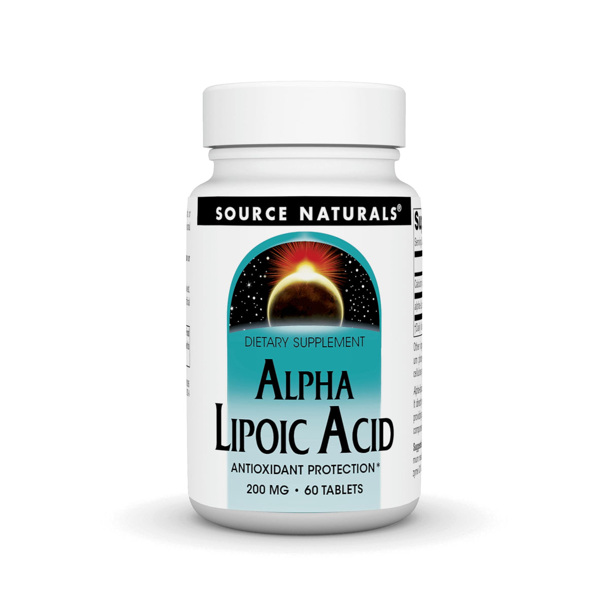 Source Naturals Alpha Lipoic Acid bottle front for daily antioxidant routine