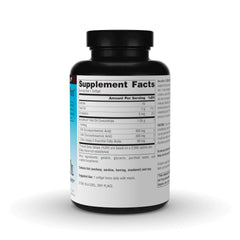 ArcticPure ingredients label reveals omega-3 fish oil blend.
