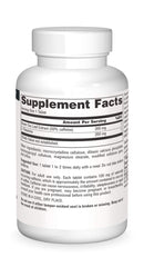 Source Naturals caffeine and L-Theanine ingredients panel highlighting natural energy support.