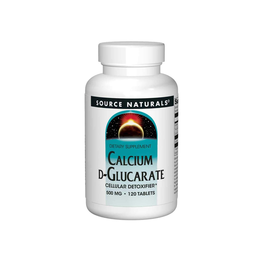 Source Naturals Calcium D-Glucarate bottle for daily detox support.