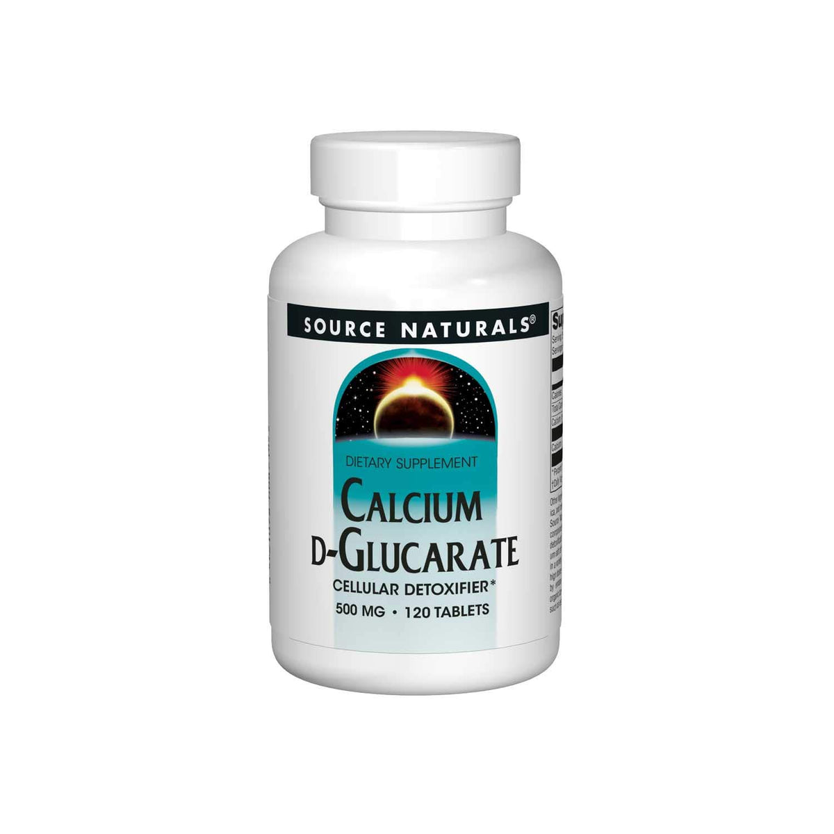 Source Naturals Calcium D-Glucarate bottle for daily detox support.
