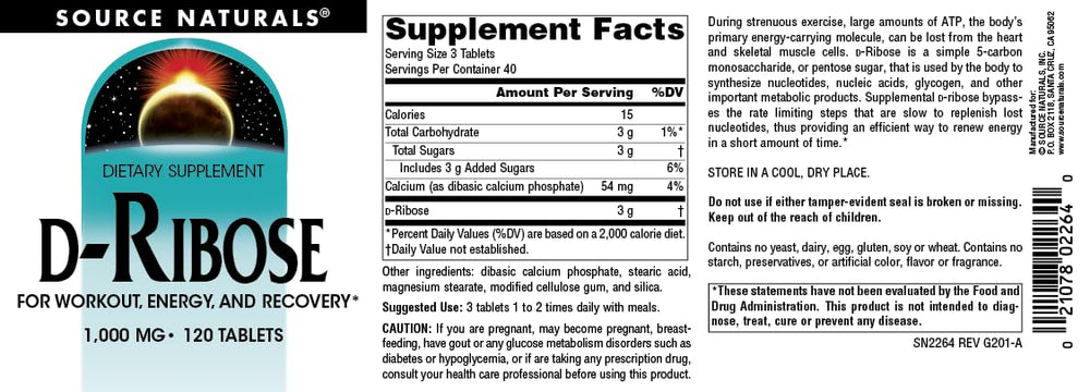 D-Ribose supports energy and recovery after intense exercise