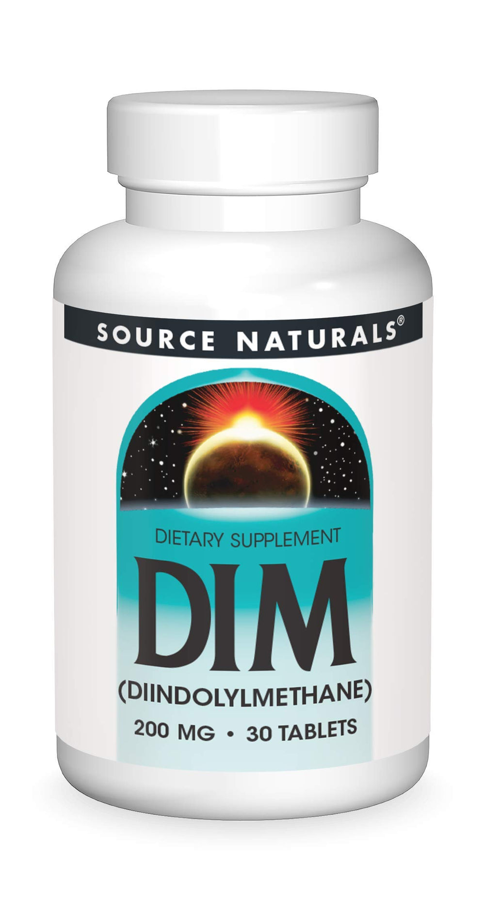 Source Naturals DIM 200 mg tablets for daily wellness