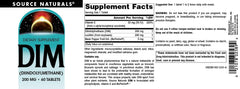 DIM bottle with pills shown for daily supplementation routine