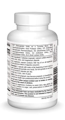 Source Naturals Essential Enzymes capsules close-up showing a multi-enzyme formula for meals