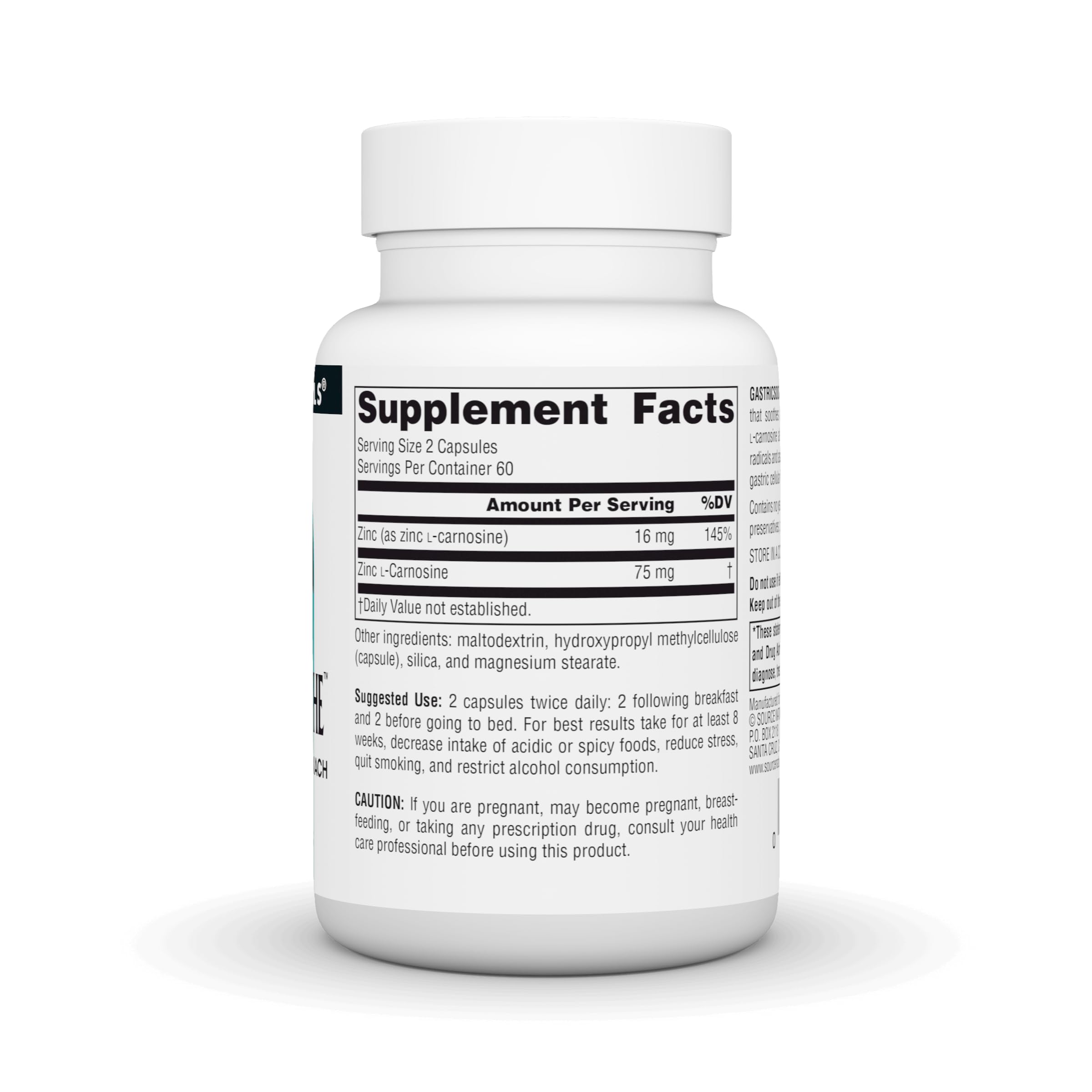 Source Naturals GastricSoothe capsules ready for daily use and digestive support