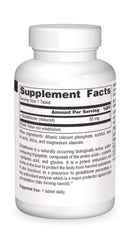 Source Naturals Glutathione 30-tablet bottle, convenient daily dose for liver support.