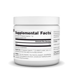 Source Naturals Glycine powder scoop included for precise dosing.