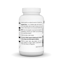 Source Naturals Grapefruit Pectin tablets pile showing convenient 1000 mg dosage.