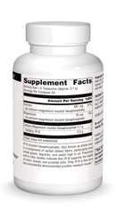 Source Naturals IP-6 Powder shows calcium-magnesium IP-6 complex.