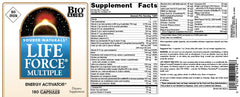 Source Naturals Life Force bottle bathed in sunlight for energy support.