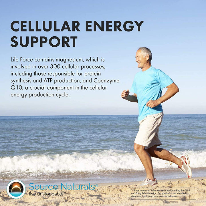 Source Naturals Life Force Multiple tablets in hand suggesting daily usage