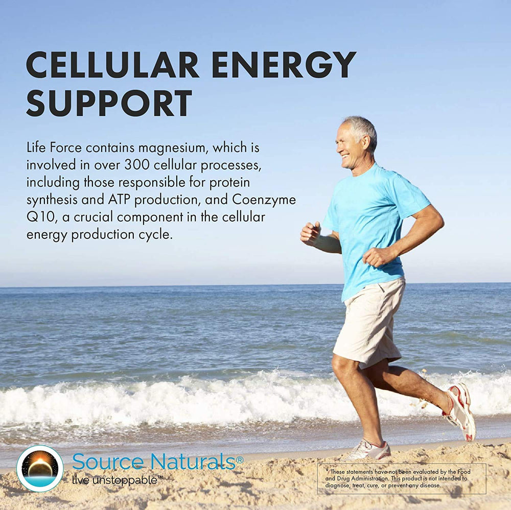Source Naturals Life Force Multiple tablets in hand suggesting daily usage