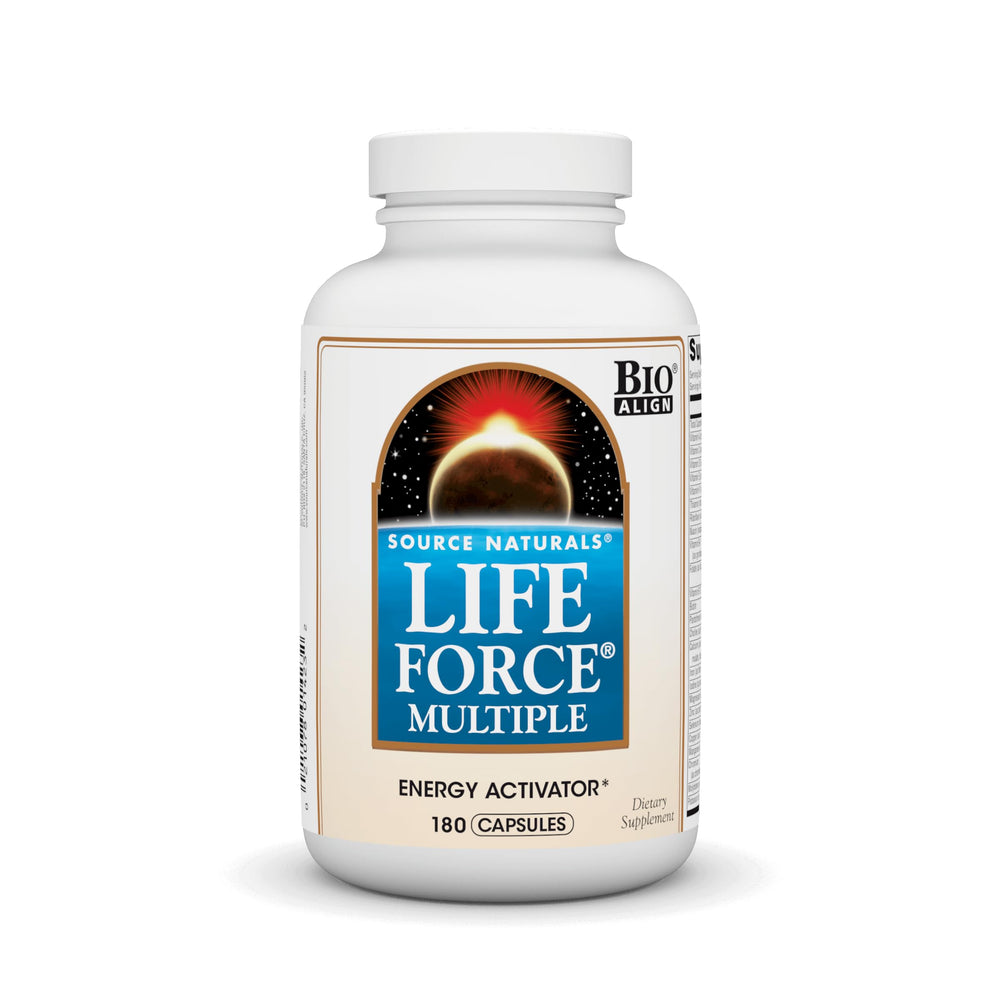 Source Naturals Life Force Multivitamin bottle showcases complete daily support