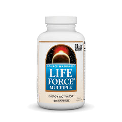 Source Naturals Life Force Multivitamin bottle showcases complete daily support