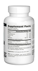 Source Naturals Magnesium Malate capsules closeup highlighting bioavailable magnesium for daily use.