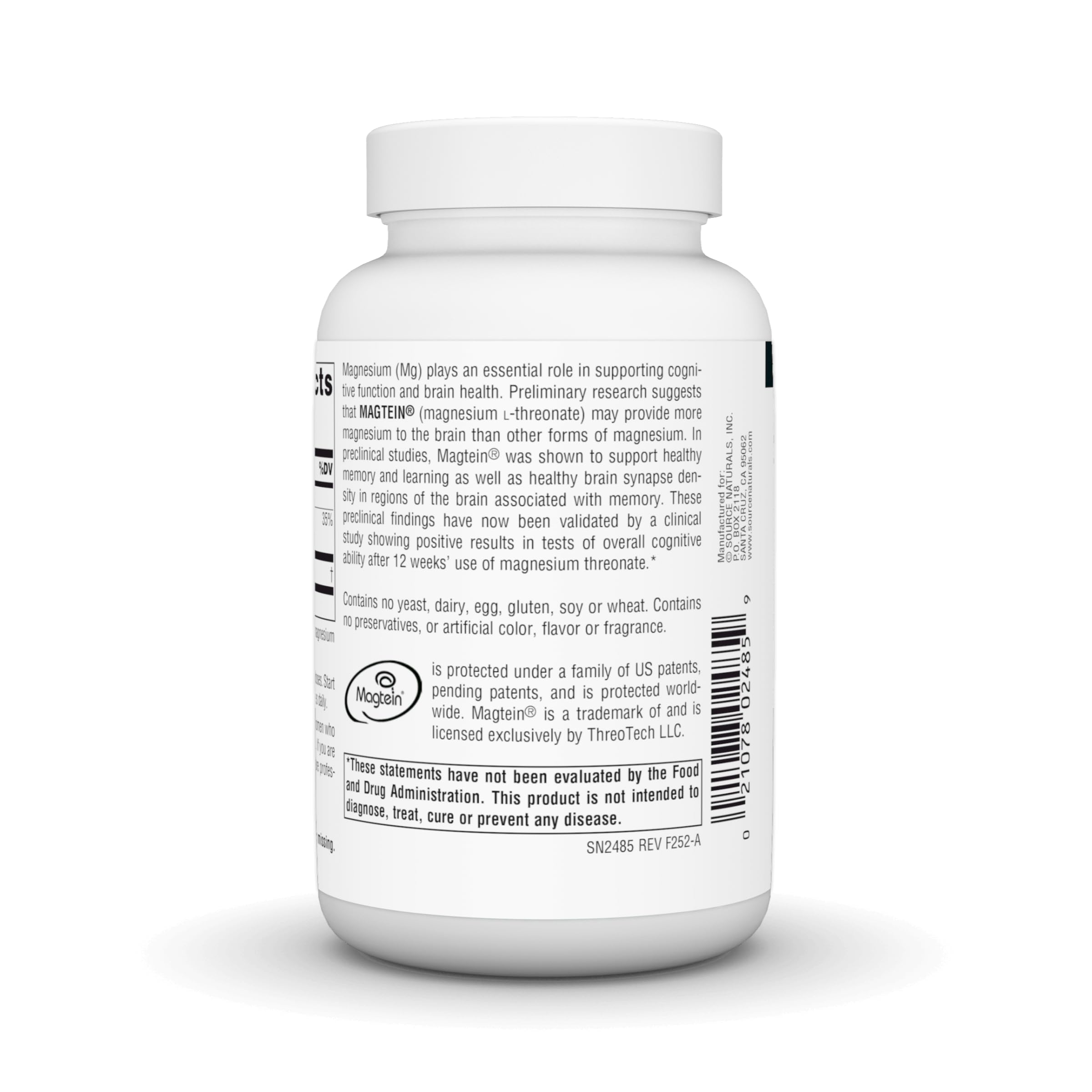 Person holding Magtein capsules for on-the-go daily focus and mood support