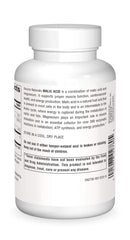 Source Naturals Malic Acid tablets close-up, easy-to-swallow for daily use.