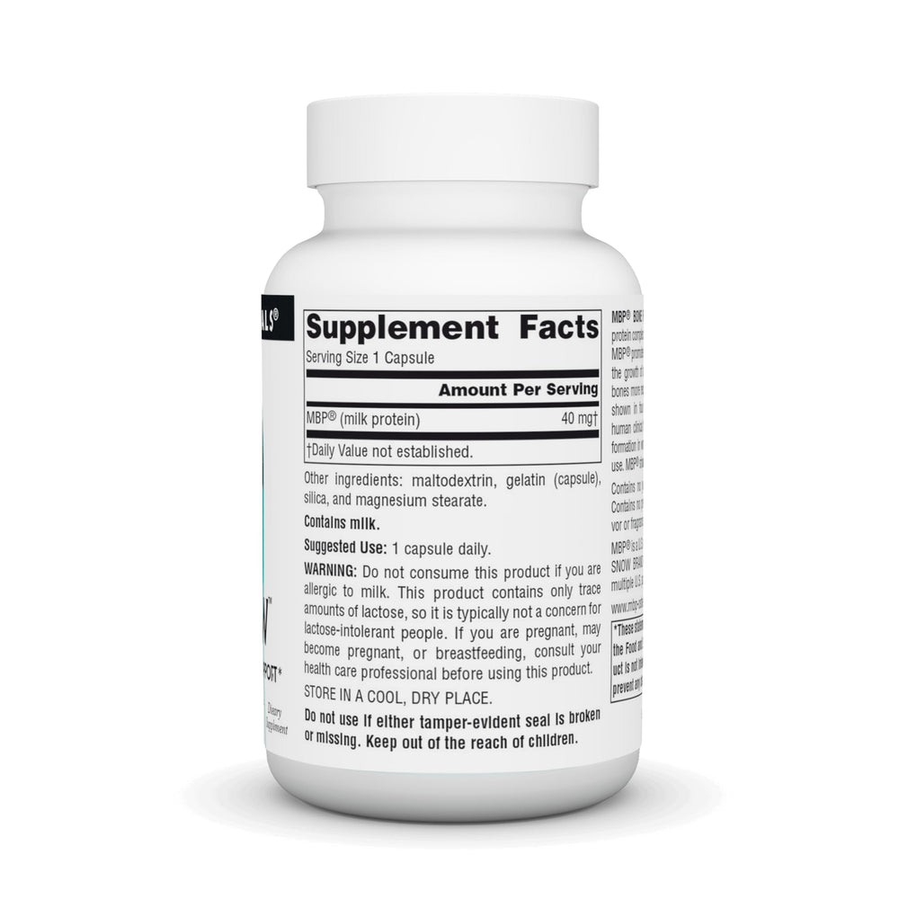 Source Naturals MBP Bone Renew capsules ready for daily use