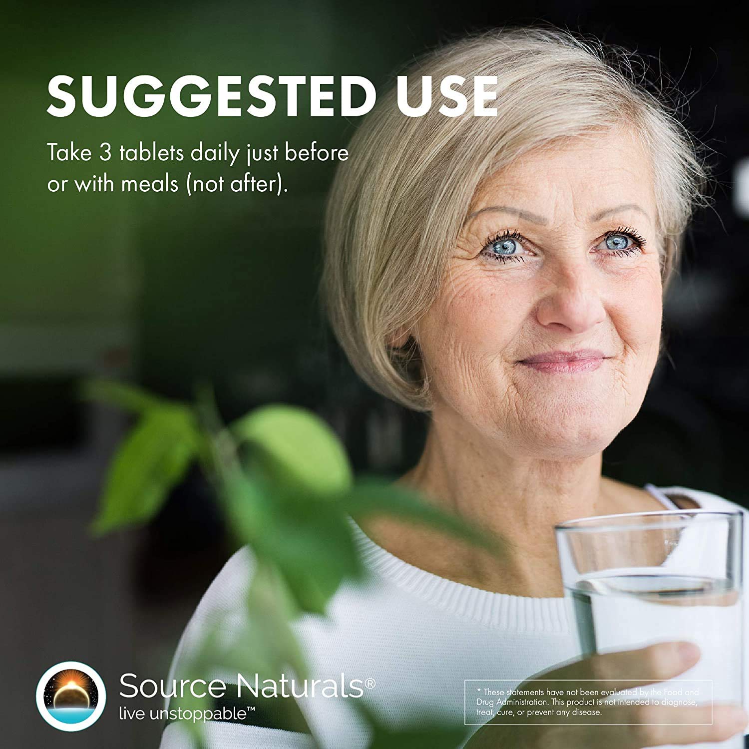 Source Naturals Mega Strength bottle on shelf communicates reliability.