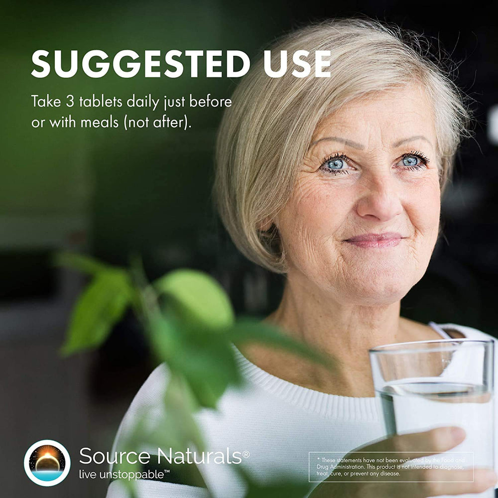 Source Naturals Mega Strength bottle on shelf communicates reliability.