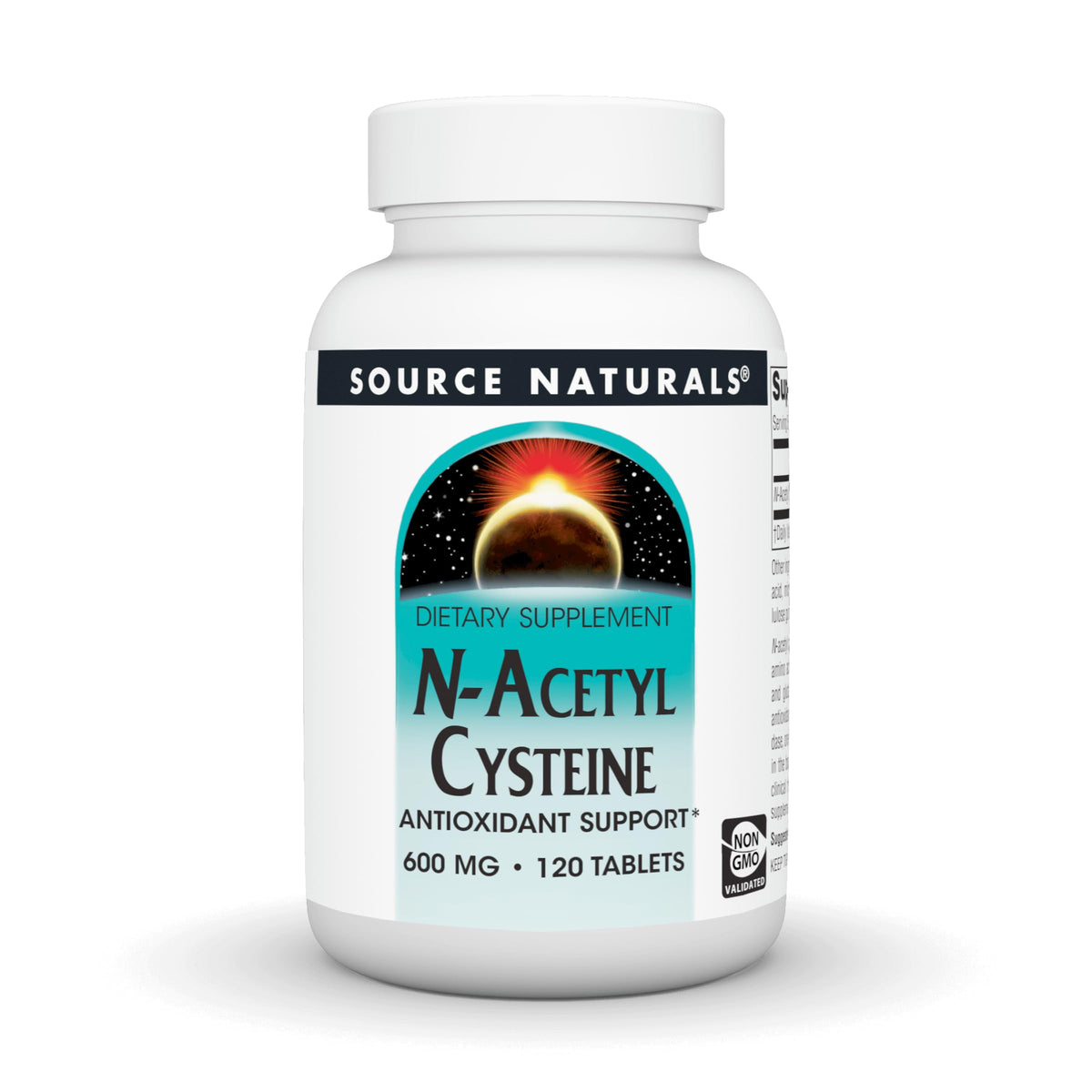 Source Naturals NAC bottle for daily antioxidant support.