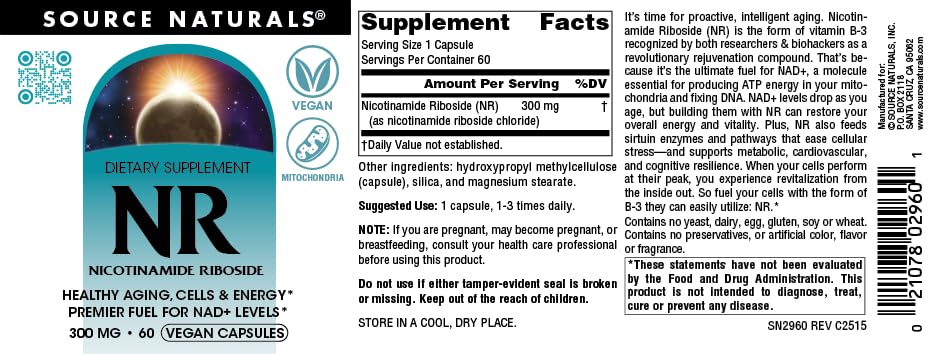 Source Naturals NR capsules-stack demonstrates convenient daily supplementation for energy and resilience.