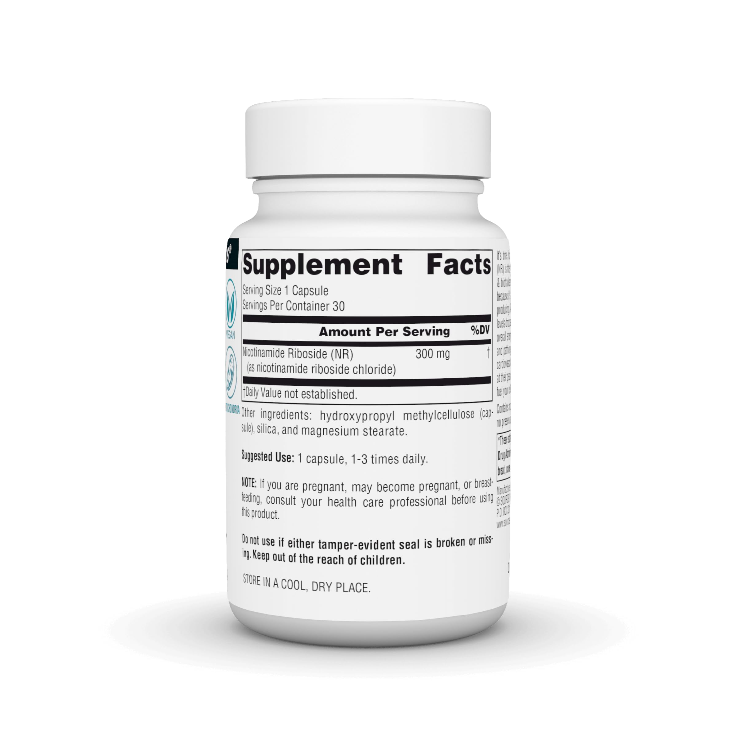 Source Naturals NR daily-use routine capsule setup for energy support.