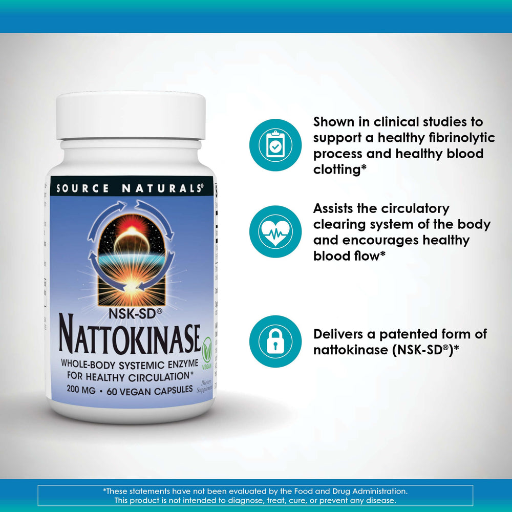 Source Naturals NSK-SD bottle packaging with capsules