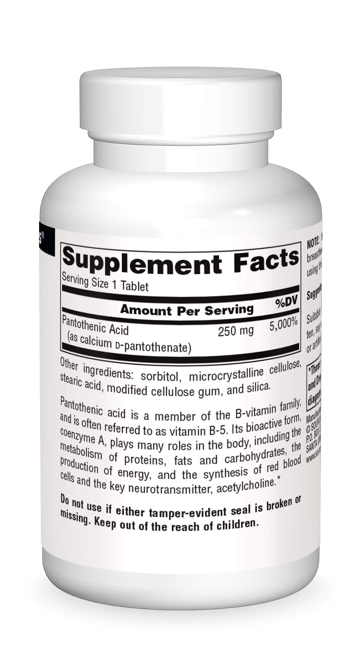 Close-up of tablets: Pantothenic acid for daily supplement routine.