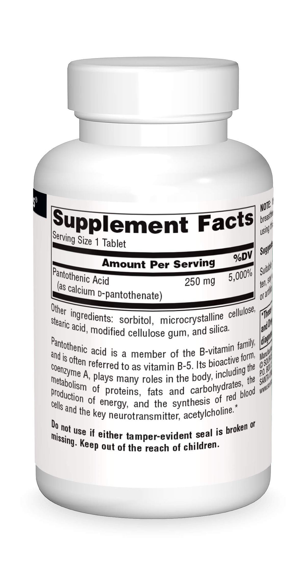 Close-up of tablets: Pantothenic acid for daily supplement routine.