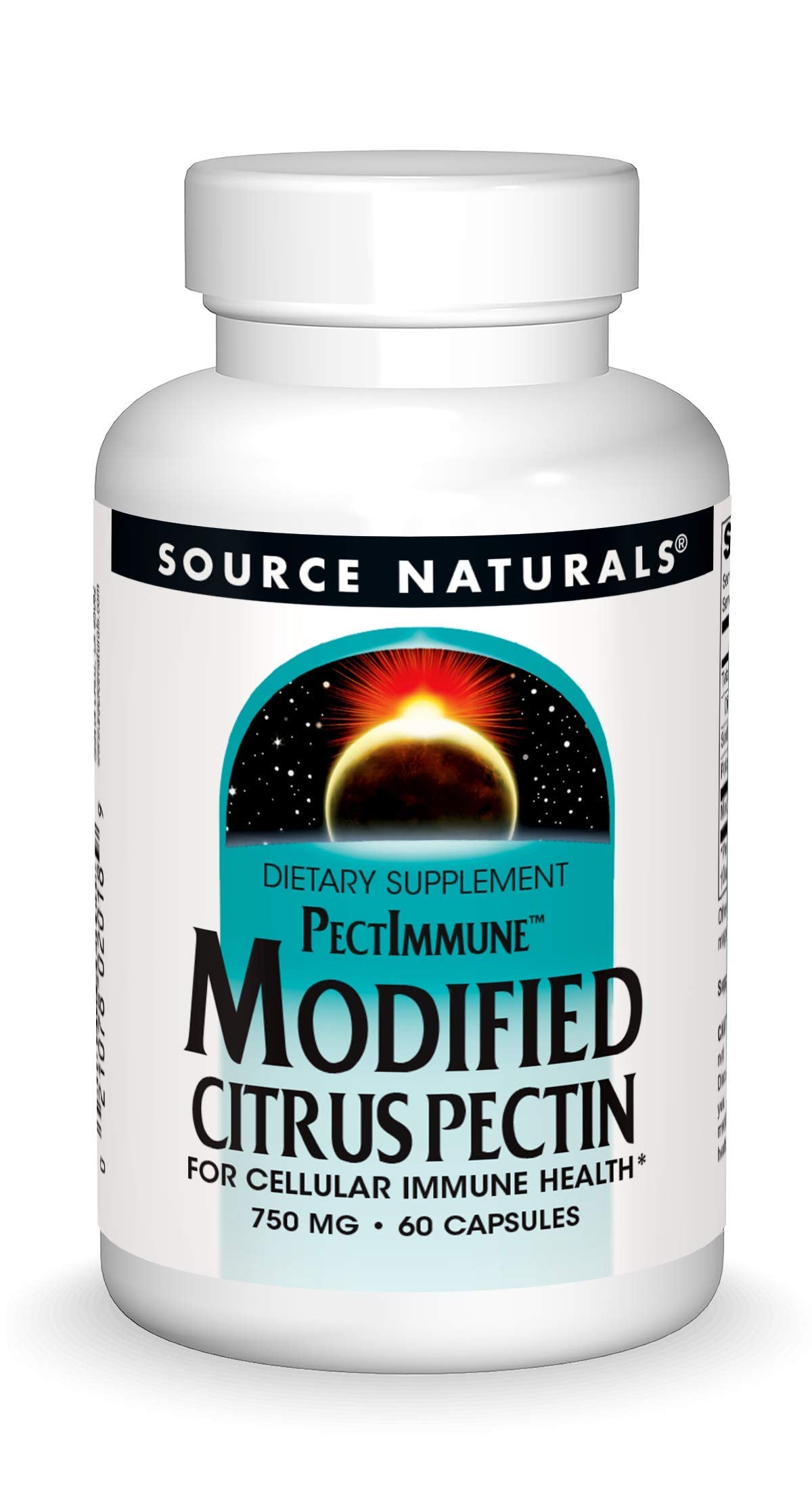 Source Naturals PectImmune bottle front, citrus-based supplement for potential immune support