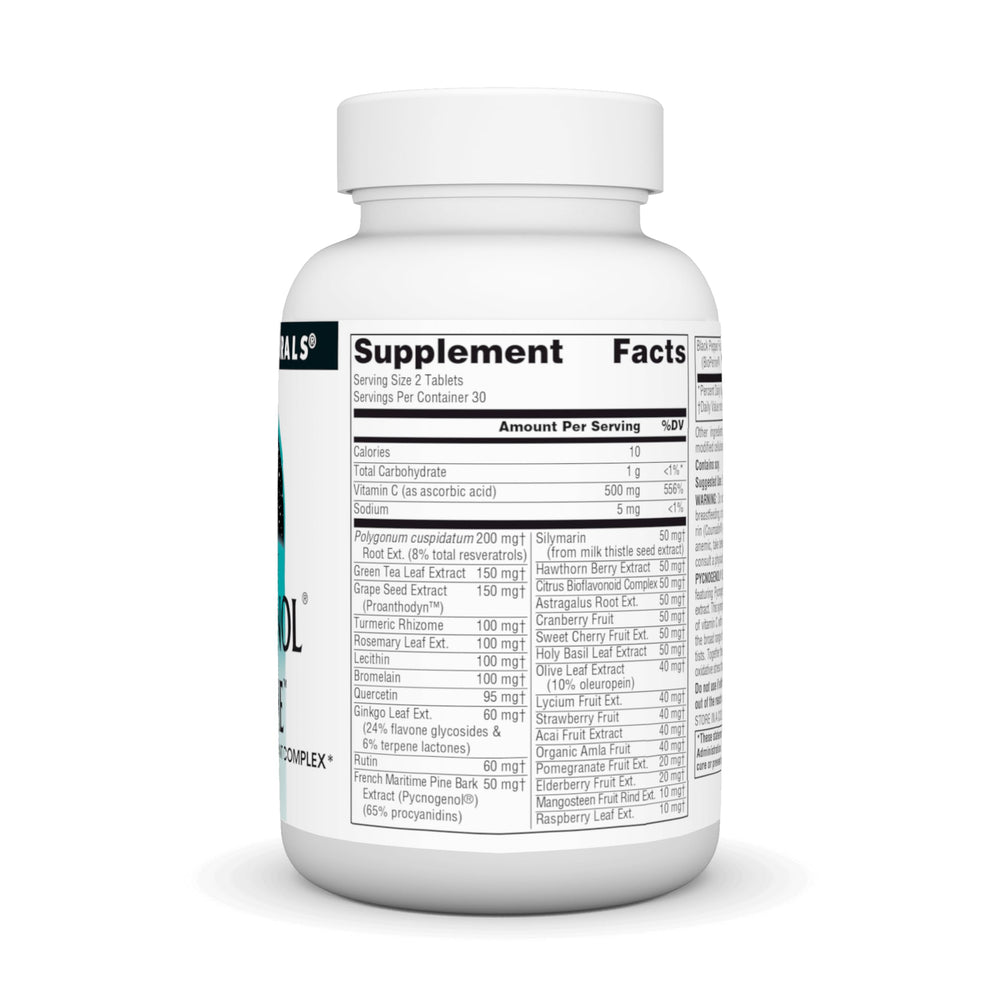 Pycnogenol Supreme berry blend close-up highlighting vibrant berry mix