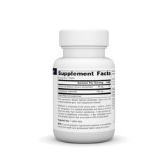 Source Naturals Reduced Glutathione tablets close-up showing 250 mg per capsule.