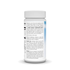 Powder dissolving in hot water to create a berry-flavored drink by Source Naturals Serene Berry.