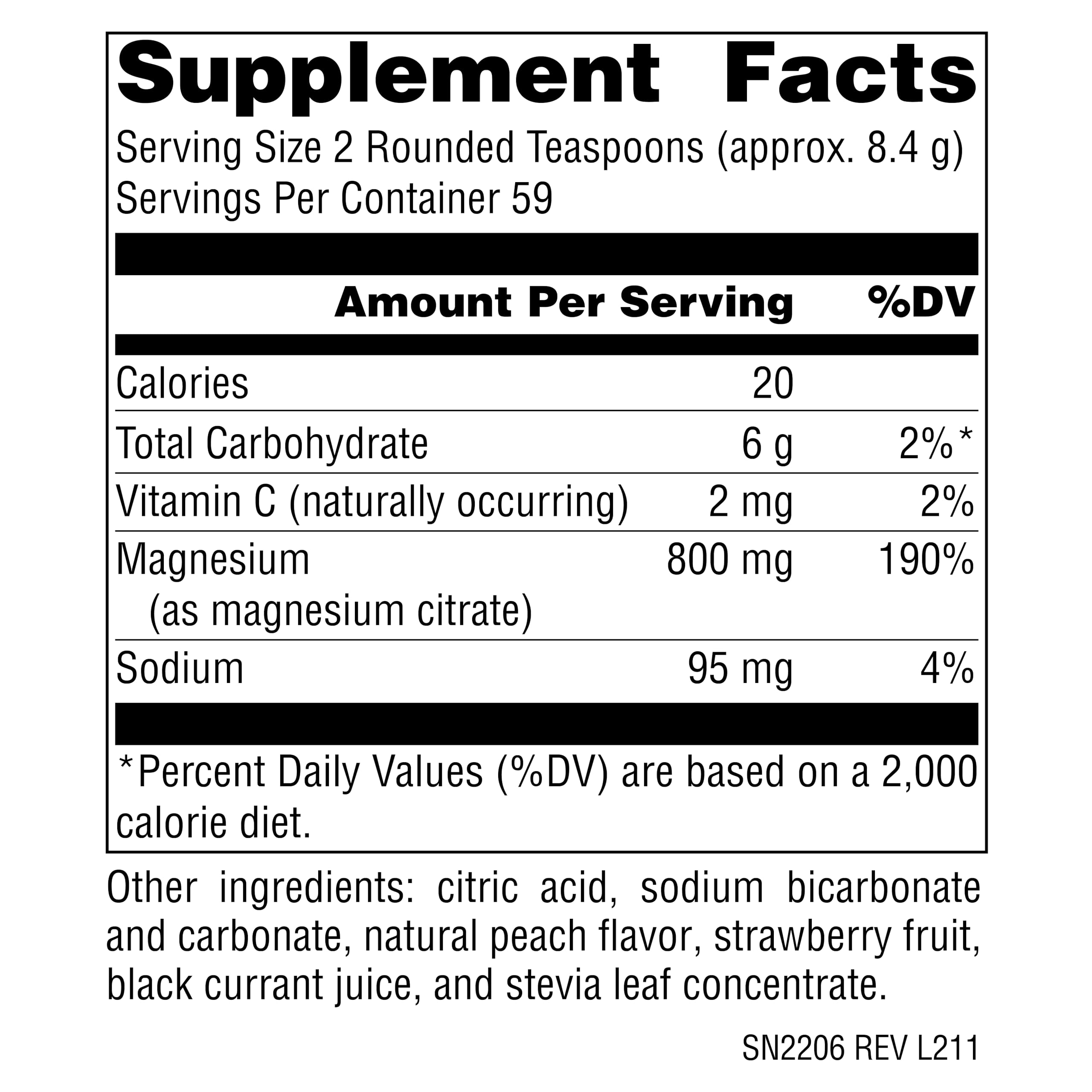 Source Naturals Serene Magnesium Serene Berry powder dissolved in water for quick prep.
