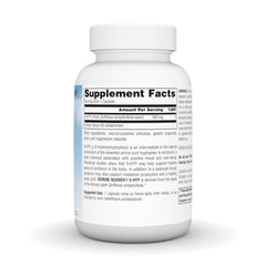 Source Naturals Serene Science 5-HTP capsules close-up for daily use.
