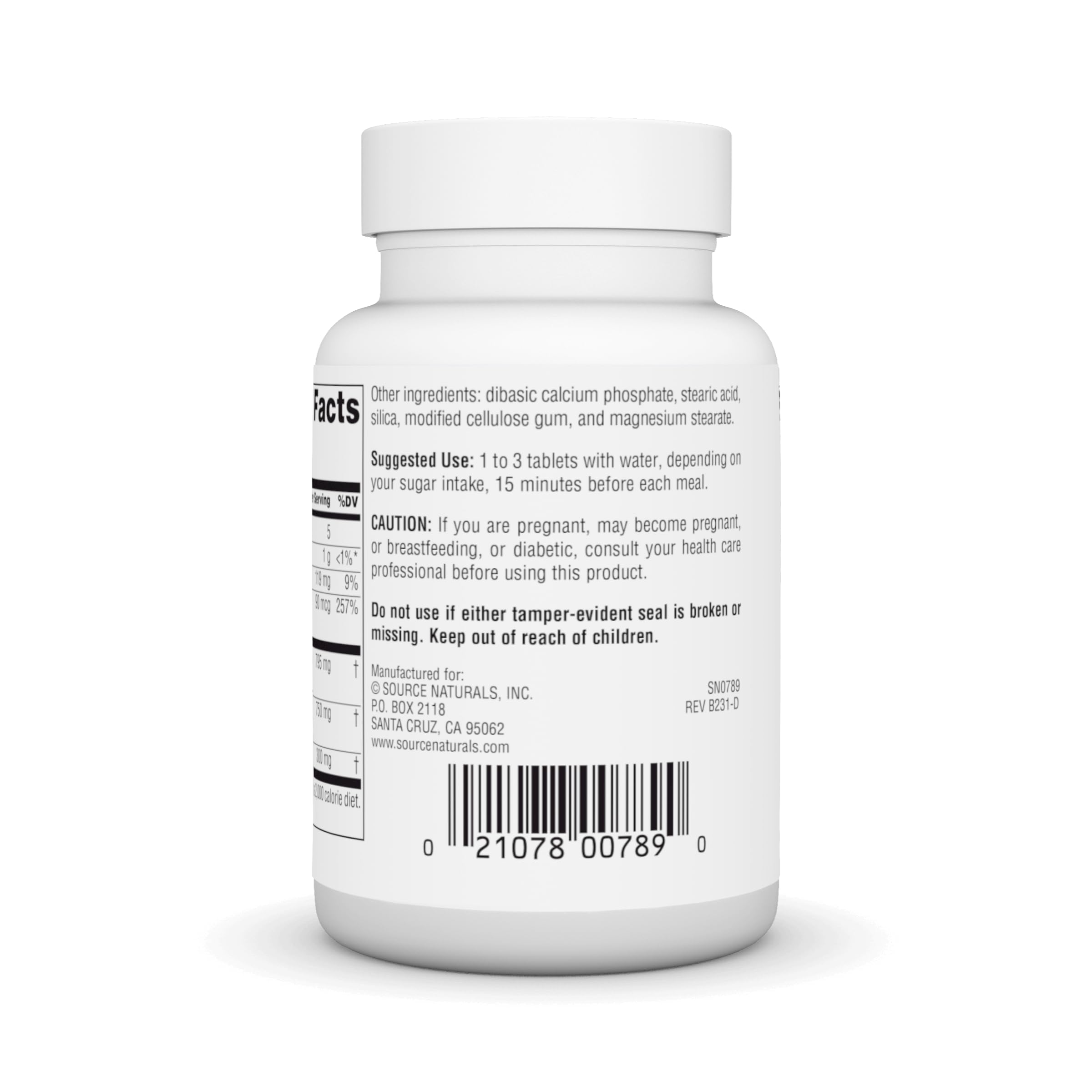 Gymnema Sylvestre tablets close-up emphasizing easy-to-swallow tablets