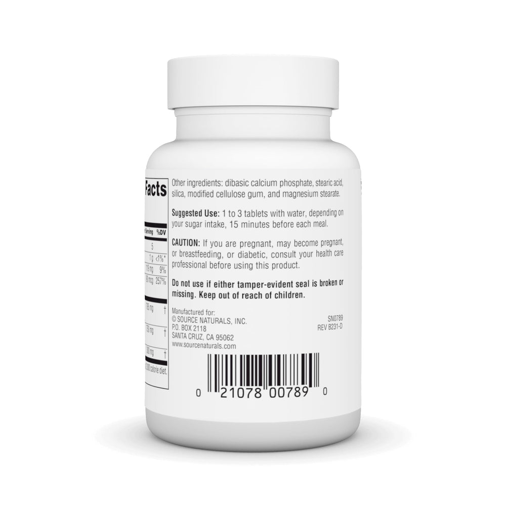 Gymnema Sylvestre tablets close-up emphasizing easy-to-swallow tablets