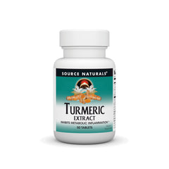 Source Naturals Turmeric Extract bottle with capsules supports healthy inflammatory response