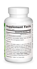 Vegan True Vitamin E label emphasizing vegan and non-GMO attributes